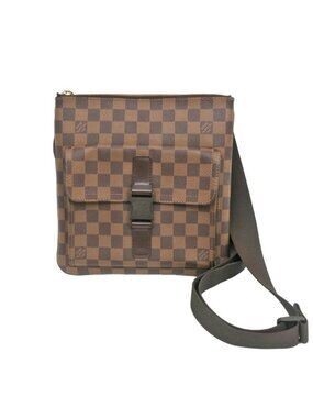 Louis Vuitton Pochette Melville Shoulder Bag Damier